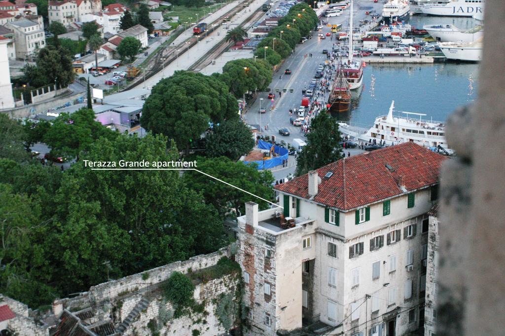 Terazza Grande In Diocletian Tower Apartment Split Exterior photo